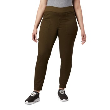 Columbia Broek Dames, Pinnacle Peak Hybrid Plus Size Olijfgroen, 43LSGBNPM